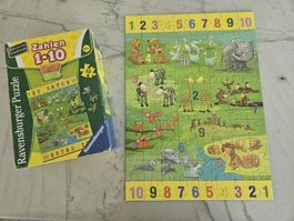 Ravensburger Zahlen Puzzle, 80 Teile vollständig