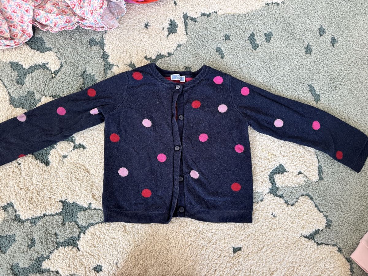 Jacadi Maglioni & Felpe: Jacadi Cardigan Navy Dots Size 3 Years Used Condition – Usato da Umiken venduto da RachelStenders