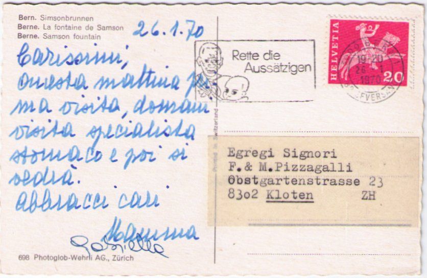 Cartes postales: Bern - Simsonbrunnen – D'occasion à Binningen par Mountainrider 1