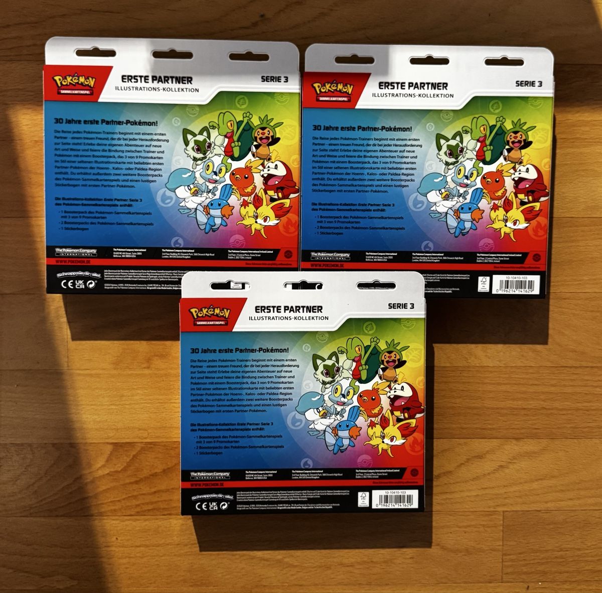Pokémon Carte collezionabili: Pokemon Erste Partner Illustrations-Kollektion Serie 3 – Nuovo e nell'imballaggio originale da Horw venduto da sve_2hkk 1