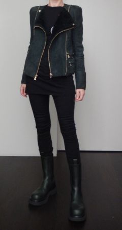 Orig. BALMAIN Shearling Jacke Gr. 34-36, NP 6'700.—