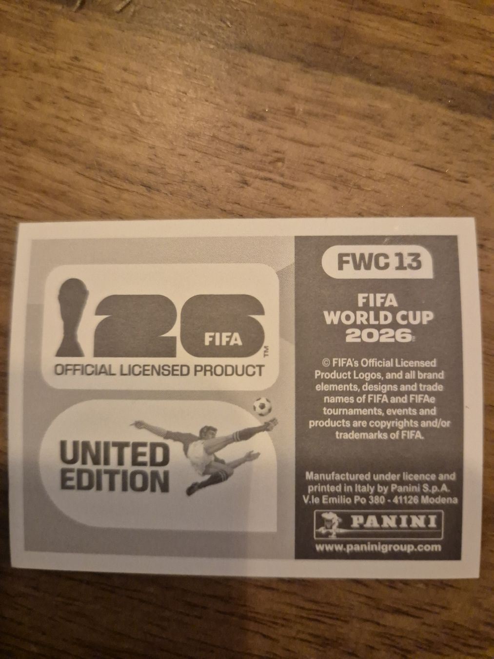 Panini Carte collezionabili: WM Panini Sticker FWC 13 – Nuovo (secondo la descrizione) da Volketswil venduto da 2000ra 1