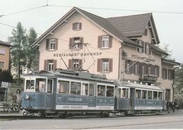 Forchbahn mit Restaurant Bahnhof