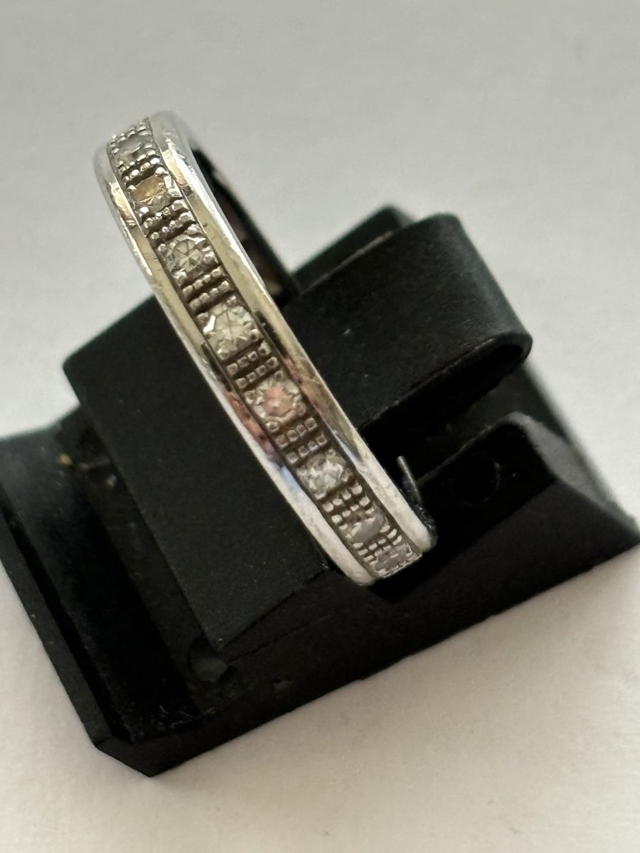 Anelli: Alliance Ring Weissgold 18 Karat – Usato da Langnau am Albis venduto da flusspflege 1