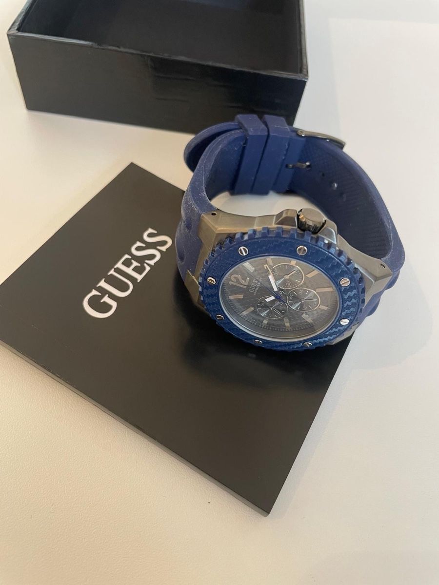 Guess Uhren: Guess Herrenuhr Chronograph Blau mit Box – Neu und originalverpackt aus Basel von Ch2005 2