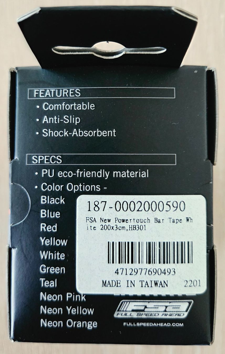 Pezzi di ricambio: Powertouch-Lenkerband von FSA, weiss – Nuovo e nell'imballaggio originale da Ittigen venduto da bluesboy_66 1