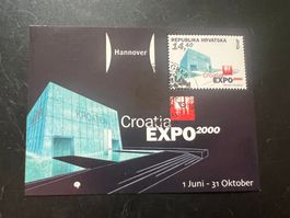 Kroatien Block 16 Expo 2000 Ersttag  (A1078)