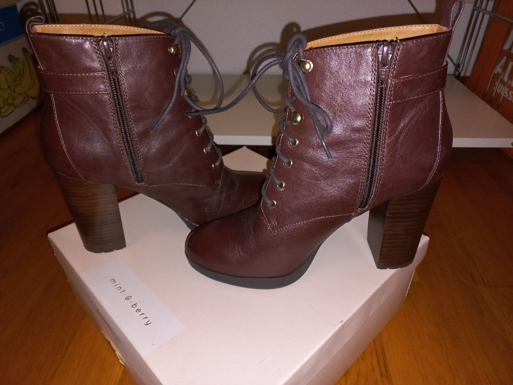Mint & Berry Scarpe da donna: Braune Heels – Nuovo (secondo la descrizione) da Jona venduto da Mia94 2