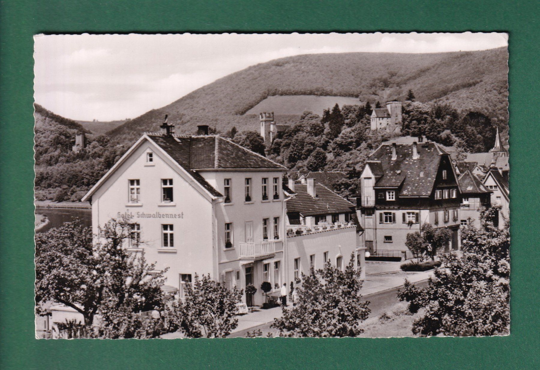 Cartes postales: NECKARSTEINACH - Hotel Schwalbennest – D'occasion à Pully par nicecards-shop