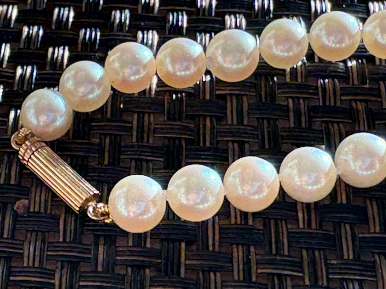 Catenine: Süsswasser-Perlenkette mit 24 Brillanten – Usato da Rütihof venduto da Bashful 4