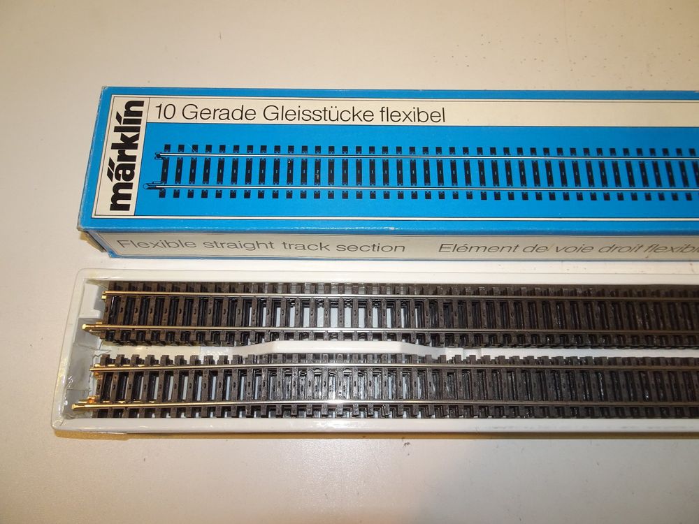 10 Märklin K Gleis Schiene Flexschienen HO 2205 R Kaufen auf Ricardo