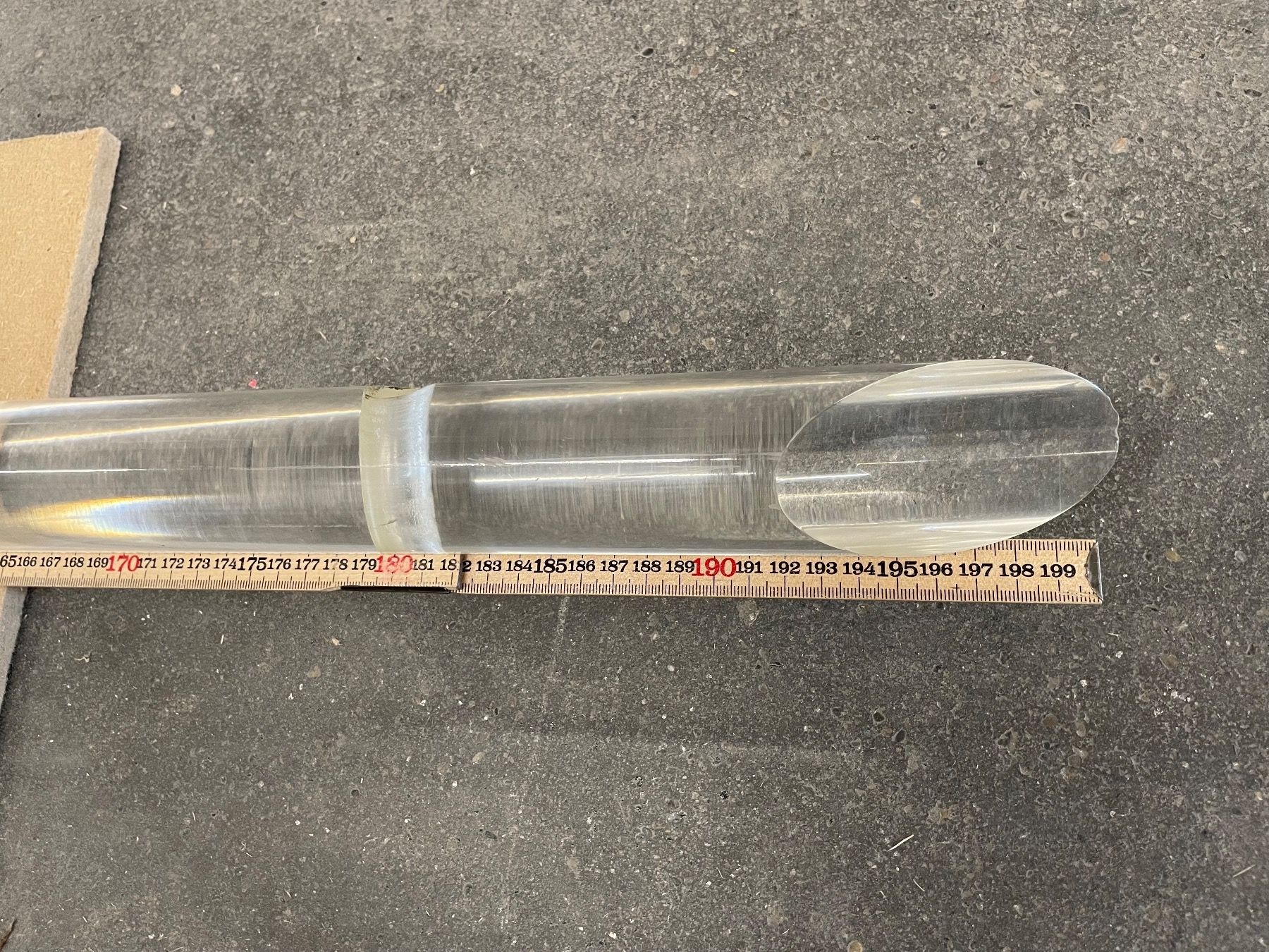Profile: Plexiglas Rundstab_Durchmesser 50 mm, Länge ca. 2000 mm – Gebraucht aus Flawil von Waldau1A