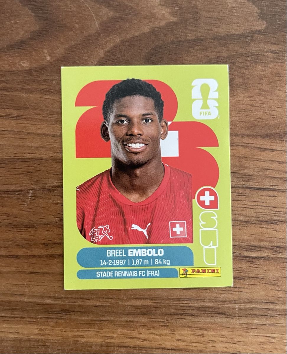 Panini Carte collezionabili: Panini Sticker Breel Embolo - SUI 17 – Nuovo e nell'imballaggio originale da Gerlikon venduto da Ensanada