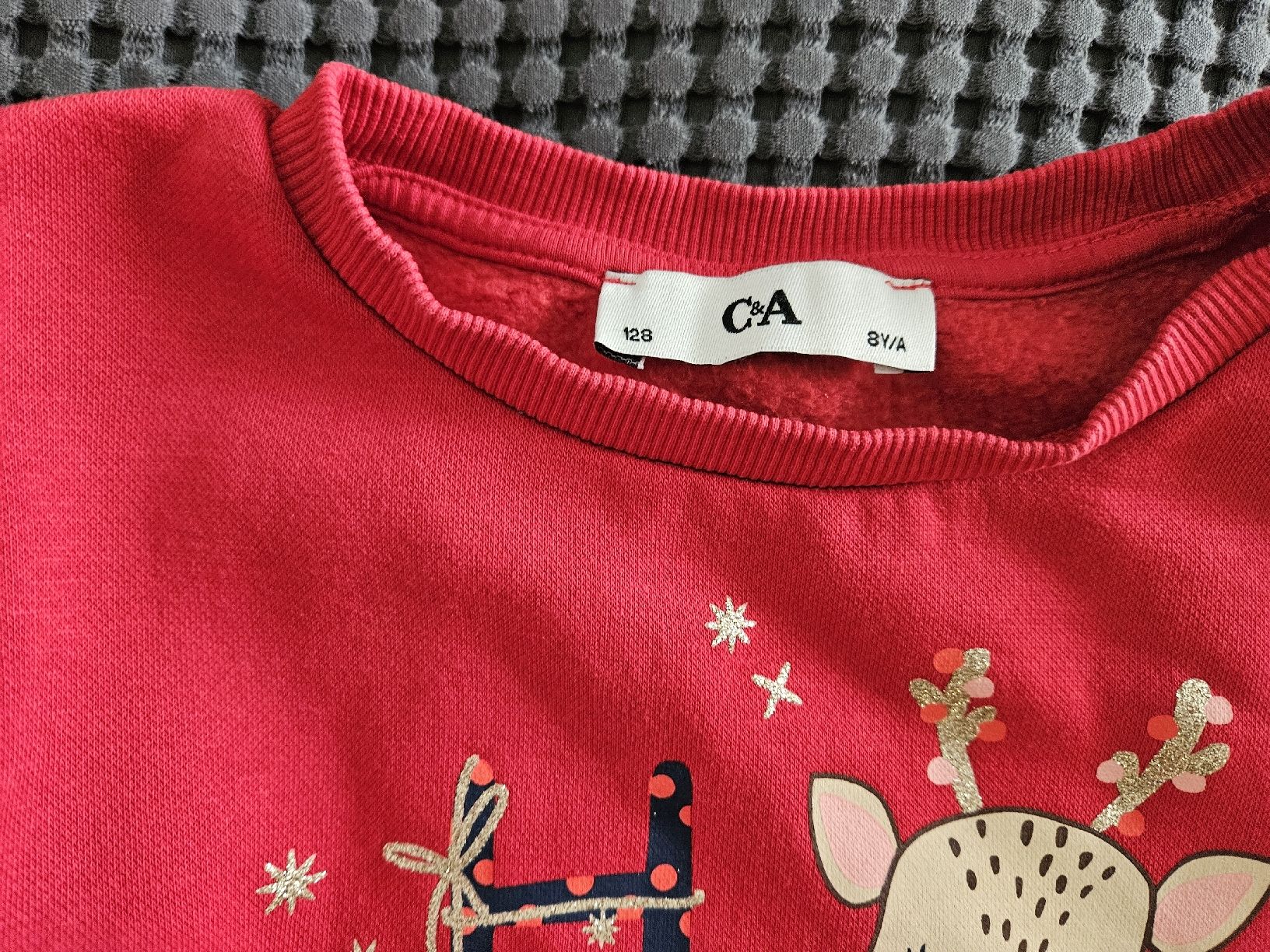 C&A Maglioni & Felpe: Roter Weihnachtspulli, Grösse 128 C&A – Usato da Arni AG venduto da Silverstar_01 1