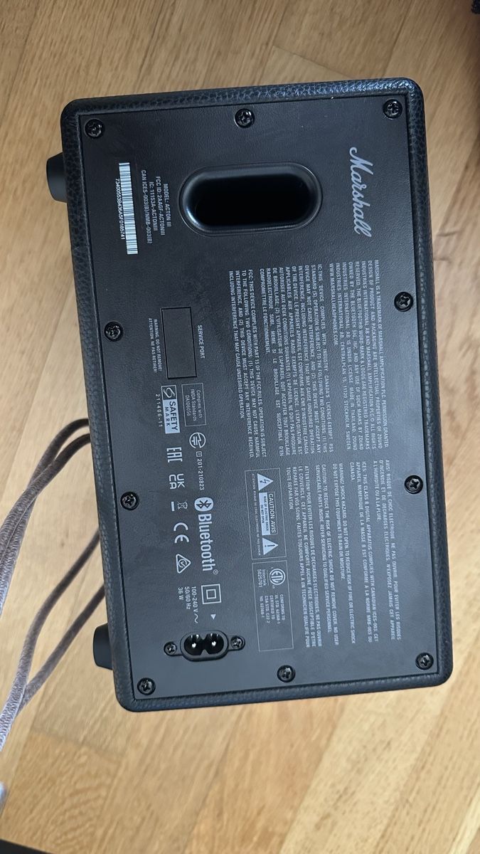 Marshall Casse acustiche: Marshall ACTION III Bluetooth Speaker – Nuovo (secondo la descrizione) da Zürich venduto da namrod 2