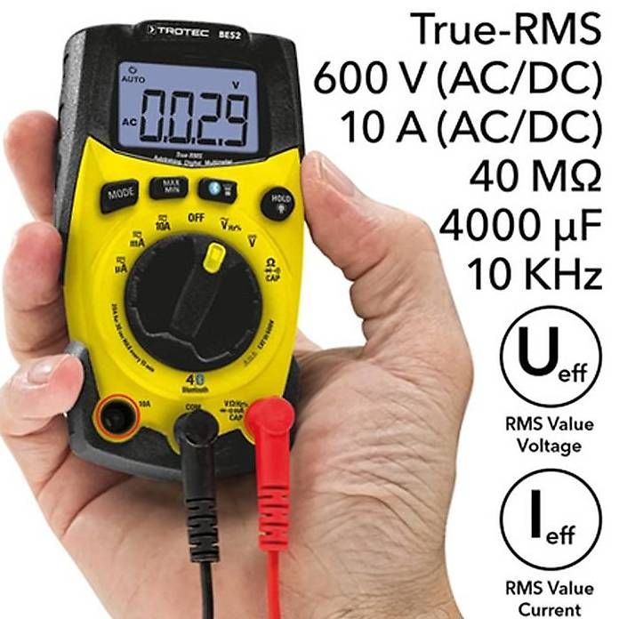 Misurare: Trotec BE52 True-RMS-Multimeter - T3510205252 – Nuovo e nell'imballaggio originale da Opfikon venduto da melipanter 4