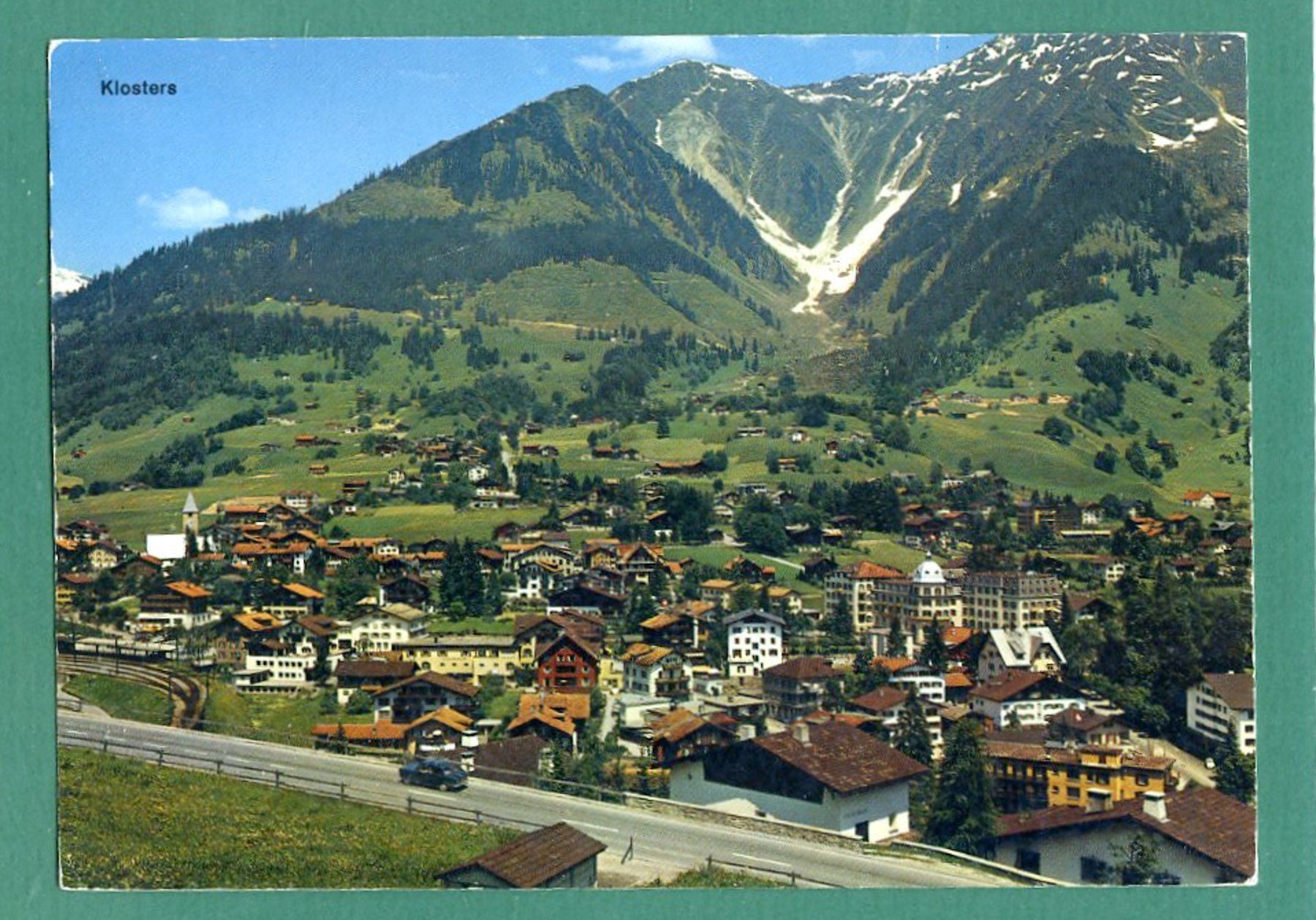 Cartoline postali: Klosters, 1988, ungelaufen, Grossformat – Usato da Sargans venduto da Hausi1951
