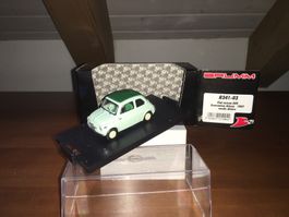 Fiat nuova 500 economica chiusa 1/43 verde chiaro