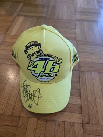 Valentino Rossi Fanclub Cap mit Autogramm