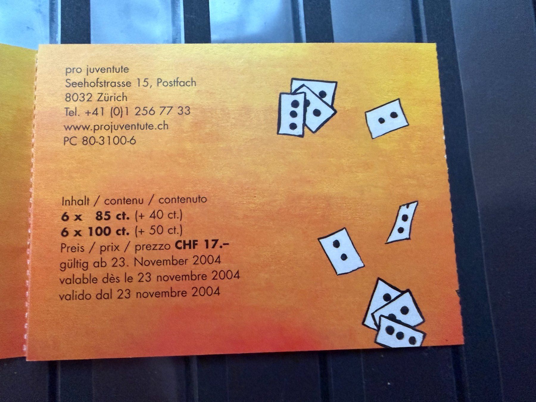 Tutti i francobolli: Markenheft Pro Juventute 2004 – Nuovo e nell'imballaggio originale da Chur venduto da Fgoldi1 2