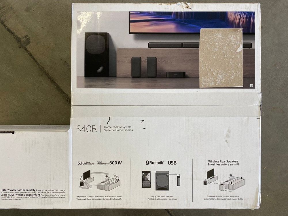 Sony Home Cinema: 🔴  Heimkino SONY HT-S40R 5.1 Kanal /598x – Nuovo e nell'imballaggio originale da Zürich venduto da LUIS-B 3