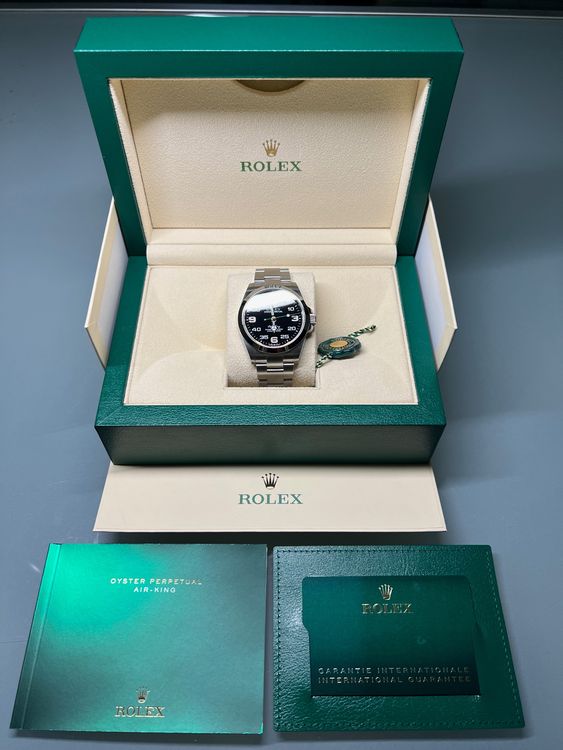 Rolex Orologi: ROLEX AIR-KING  NEU & UNGETRAGEN 2022 – Nuovo (secondo la descrizione) da Emmenbrücke venduto da swiss.connection 1