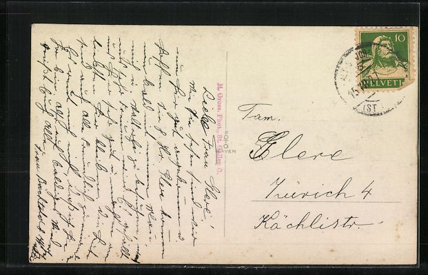 Cartes postales: AK Alt-St. Johann, Hotel Schweizerhof – D'occasion à Berlin par bartko-reher 1