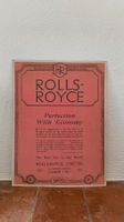 Rolls-Royce vintage poster