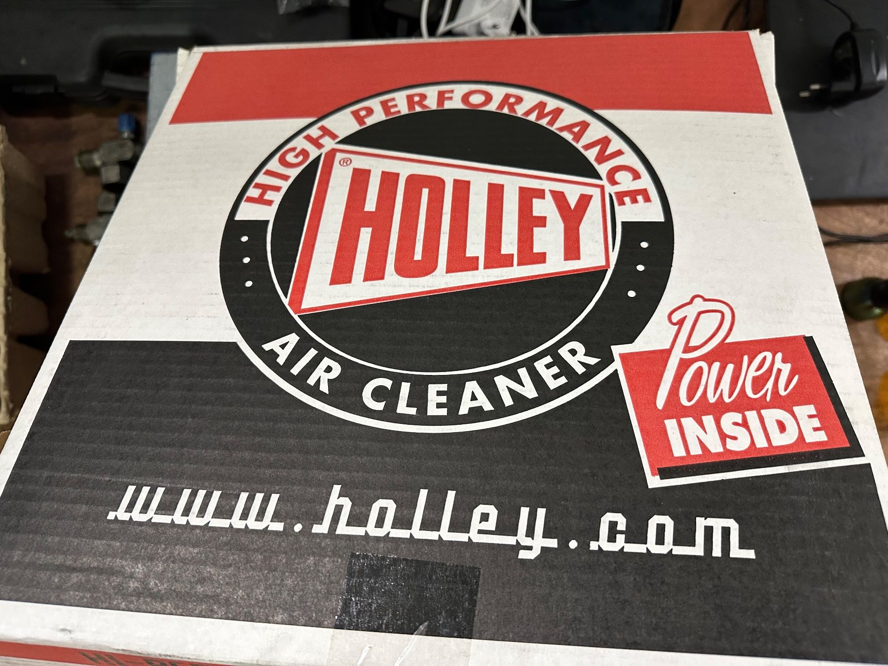 Tutti pezzi di ricambio auto: Holley Luftfilter 14" Schwarz – Nuovo e nell'imballaggio originale da Oberohringen venduto da climservice 3