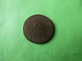 Dt. Reich 1874 D, 2 Pfennig