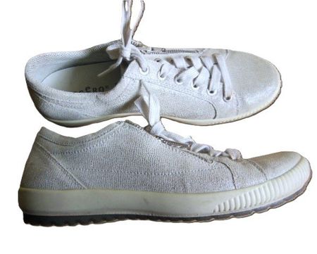 Gr. 38 LEGERO Leder Halbschuhe Sneakers mit Reissverschluss