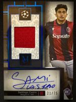Topps Santiago Castro Rookie Auto/Relic 21-75 Bologna FC