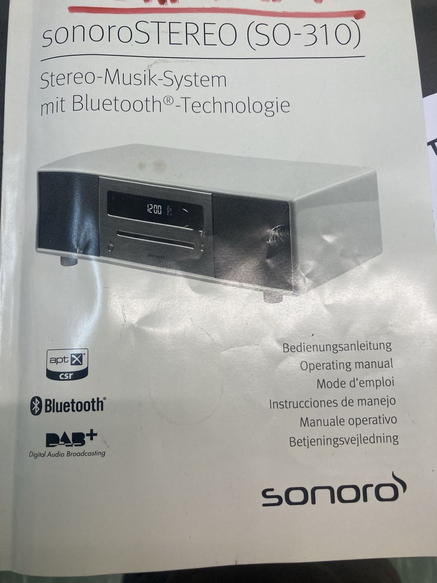 Sonoro Lecteur multimedia & Streamer: SonoroStereo SO-310 Stereo Musik System mit Bluetooth DAB – D'occasion à Aarwangen par to-hirschi 2