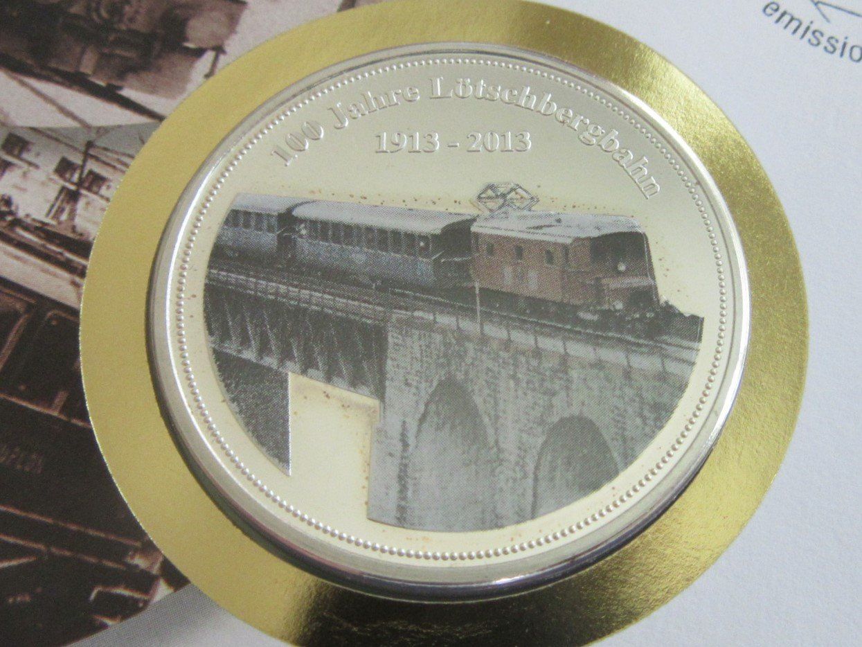 Toutes les monnaies: Numisbrief "100 JAHRE LÖTSCHBERGBAHN" – Neuf (Voir description) à Degersheim par Tforelle 1