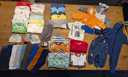 Kleider Paket 4, 42 Teile, Winter, Grösse 62