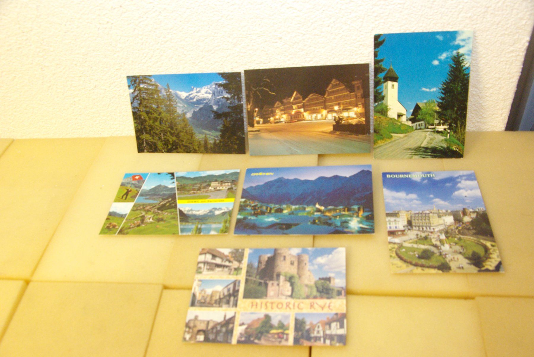 Cartoline postali: 7x Ansichtskarten - diverse - – Usato da Herisau venduto da Cevianer1844