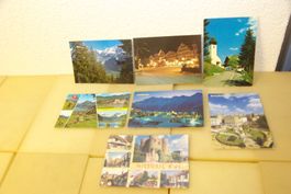 7x Ansichtskarten - diverse -