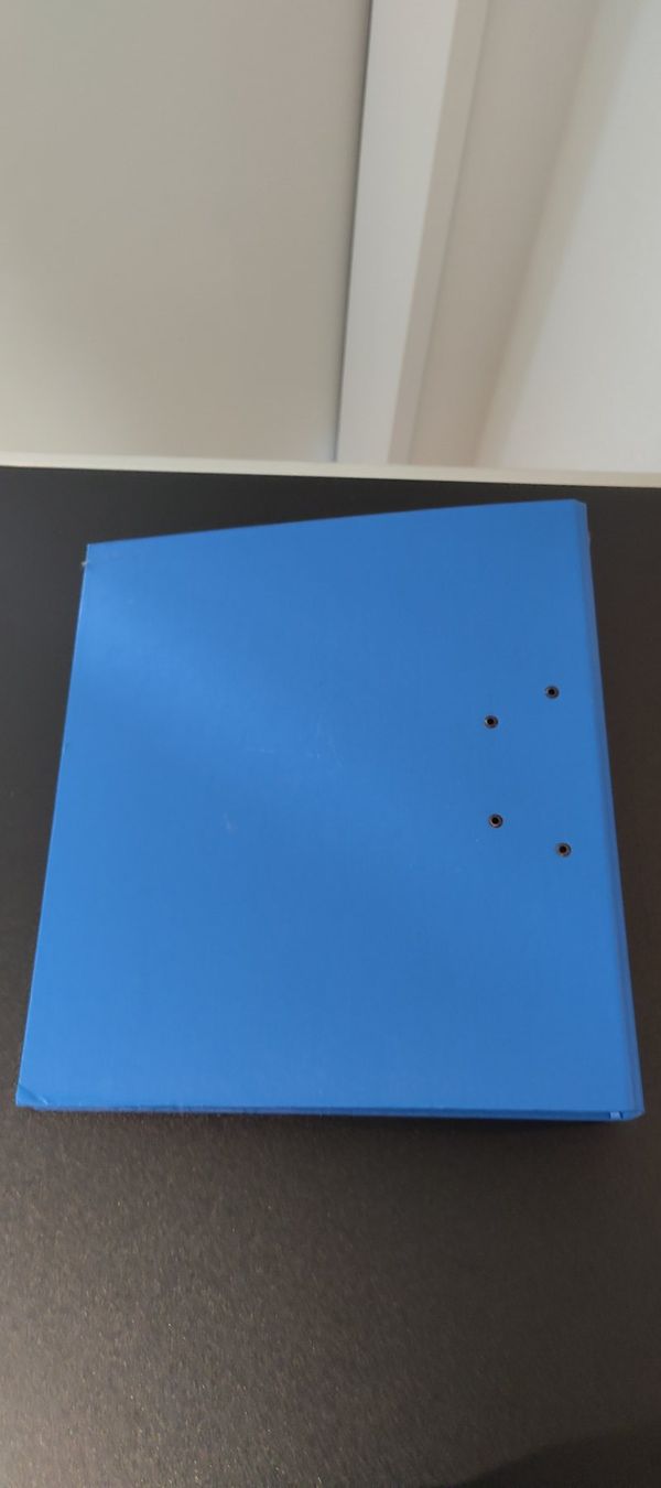 Raccoglitori: Ordner A4 Blau 75mm Breit mit Transparenthülle – Usato da Felben-Wellhausen venduto da AWDienstleistungen 2