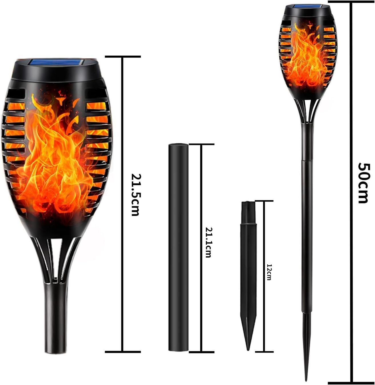 Lampade: Solarleuchten für Außen Garten 4 – Nuovo e nell'imballaggio originale da Nuglar venduto da SaleRitter 2