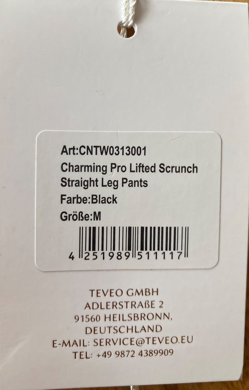 Teveo Leggings: Schwarze Yoga Hose, Gr. M – Nuovo (secondo la descrizione) da Adelboden venduto da lar_8mbg 3