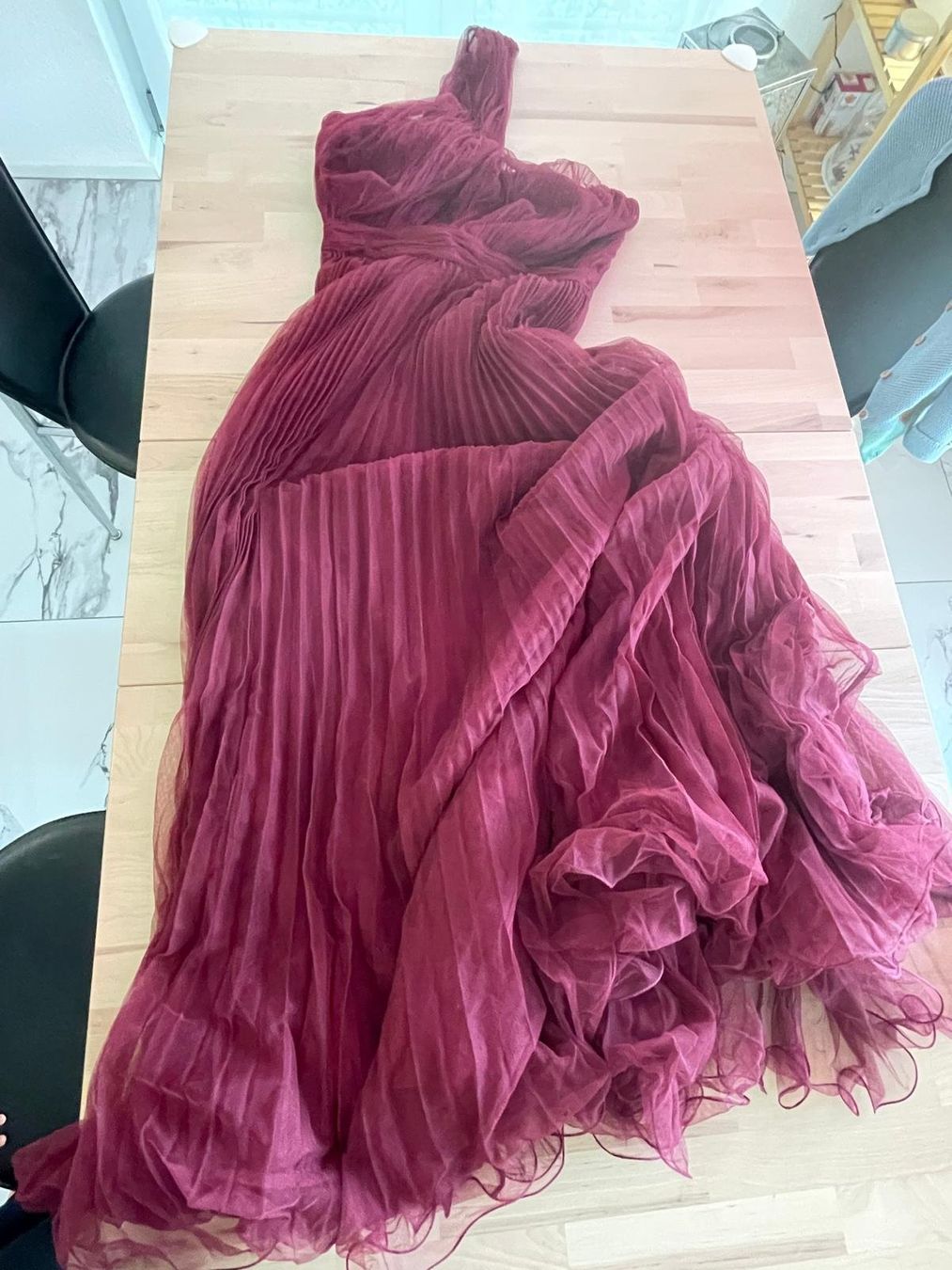 Asos Vestiti: ASOS Gown (Burgundy) – Nuovo (secondo la descrizione) da Basadingen venduto da ChristabelsCloset 2