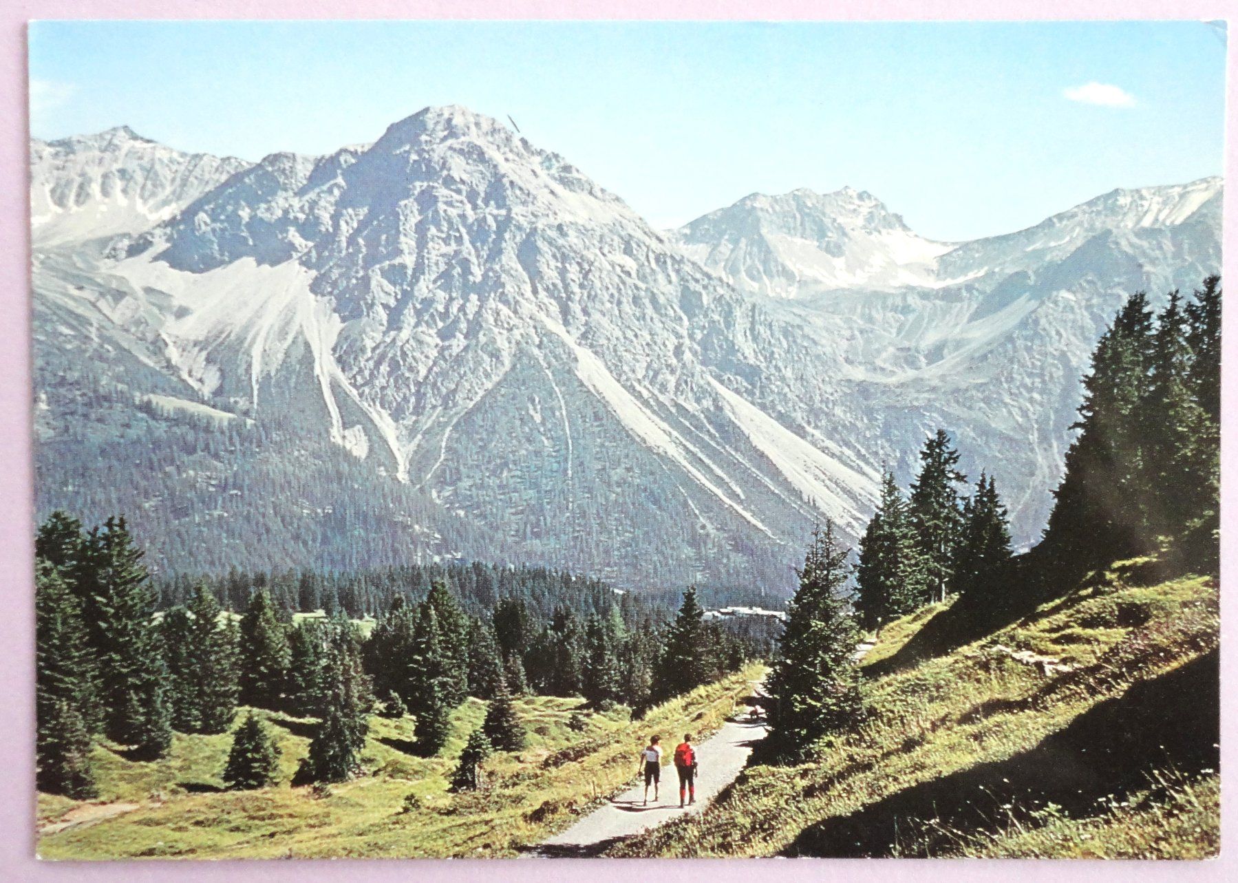 Cartoline postali: Arosa, Weg nach Prätschalp 2000 m – Usato da Fétigny venduto da Billy2miny