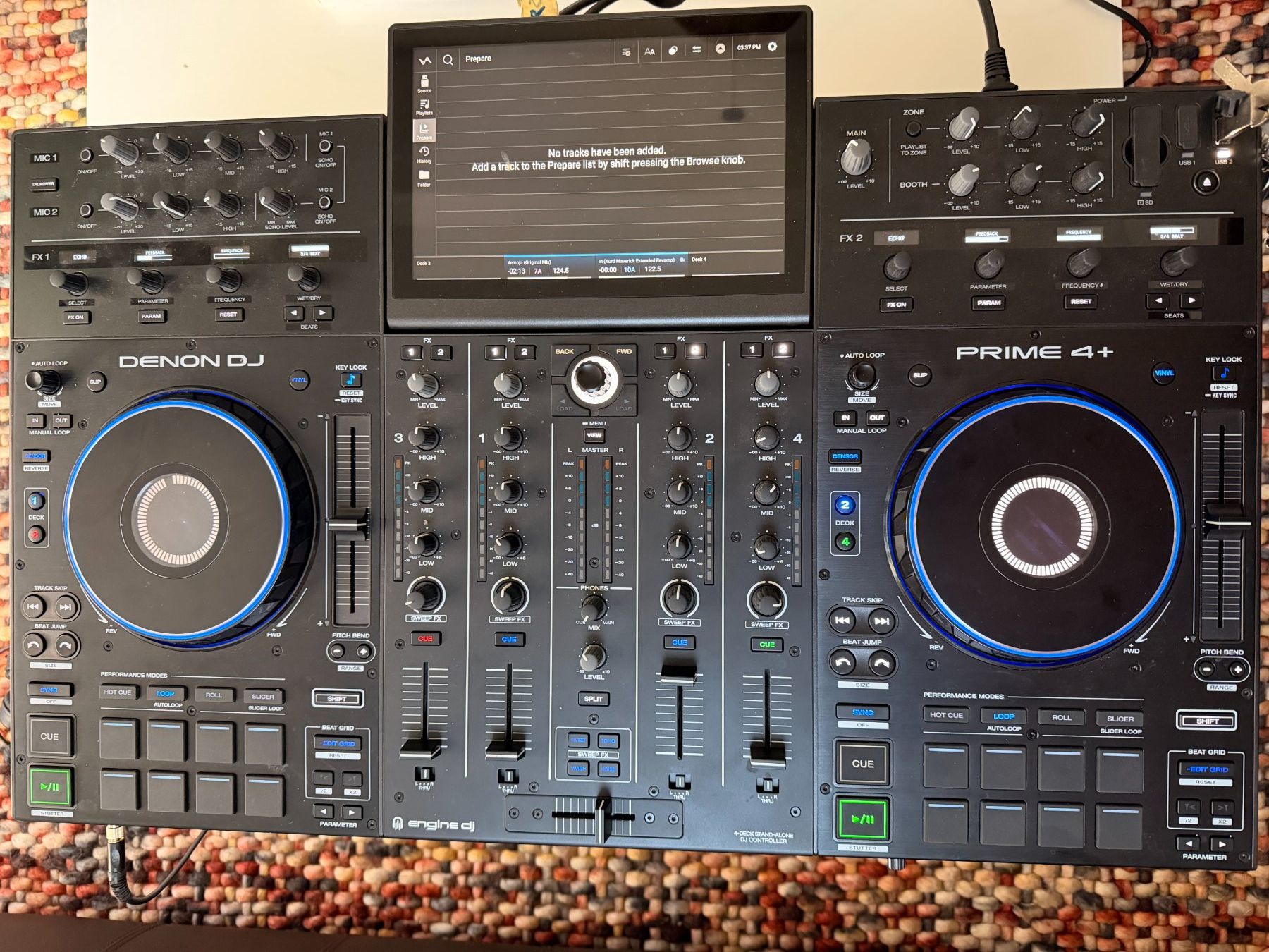 Denon Console di mixaggio: Denon DJ Prime 4+ mit Trage-/Schutztasche – Usato da Zürich venduto da nstoec