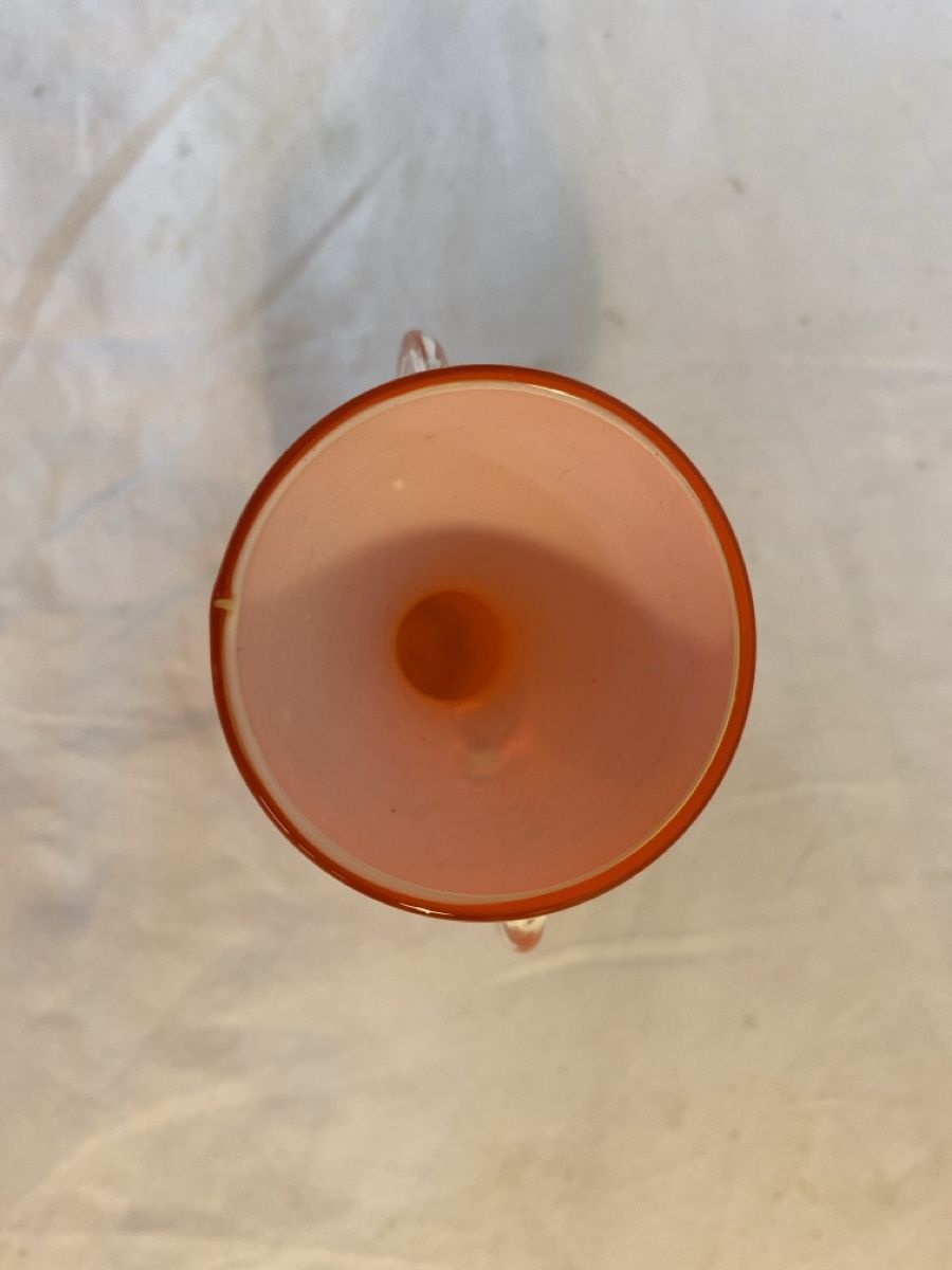 Murano Vasen & Gefässe: Orange Vintage Vase Deko Glasvase – Gebraucht aus sursee von trilli-tralli 1