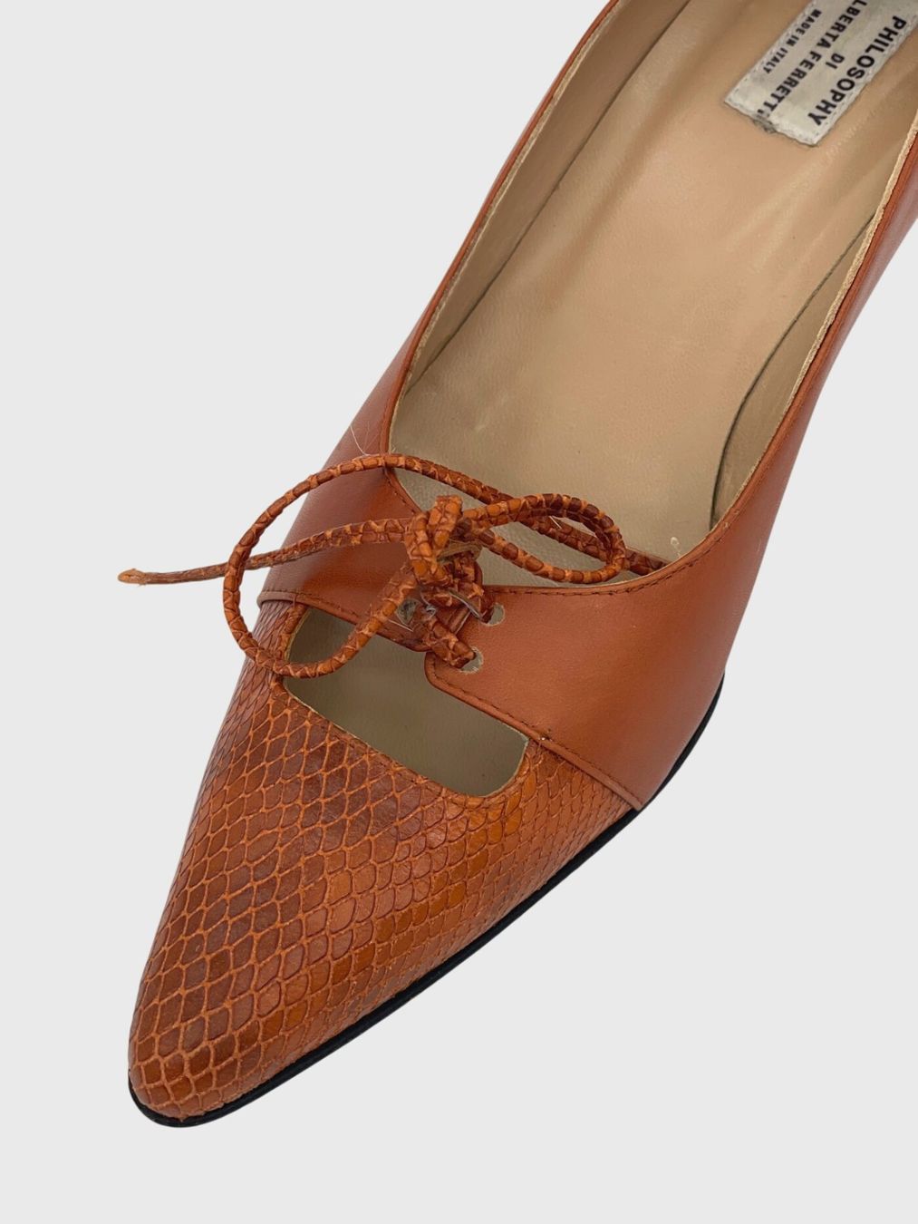 Damenschuhe: Alberta Ferretti Leather Pump EU 37 Braun – Gebraucht aus Zürich von shoe_shop 5