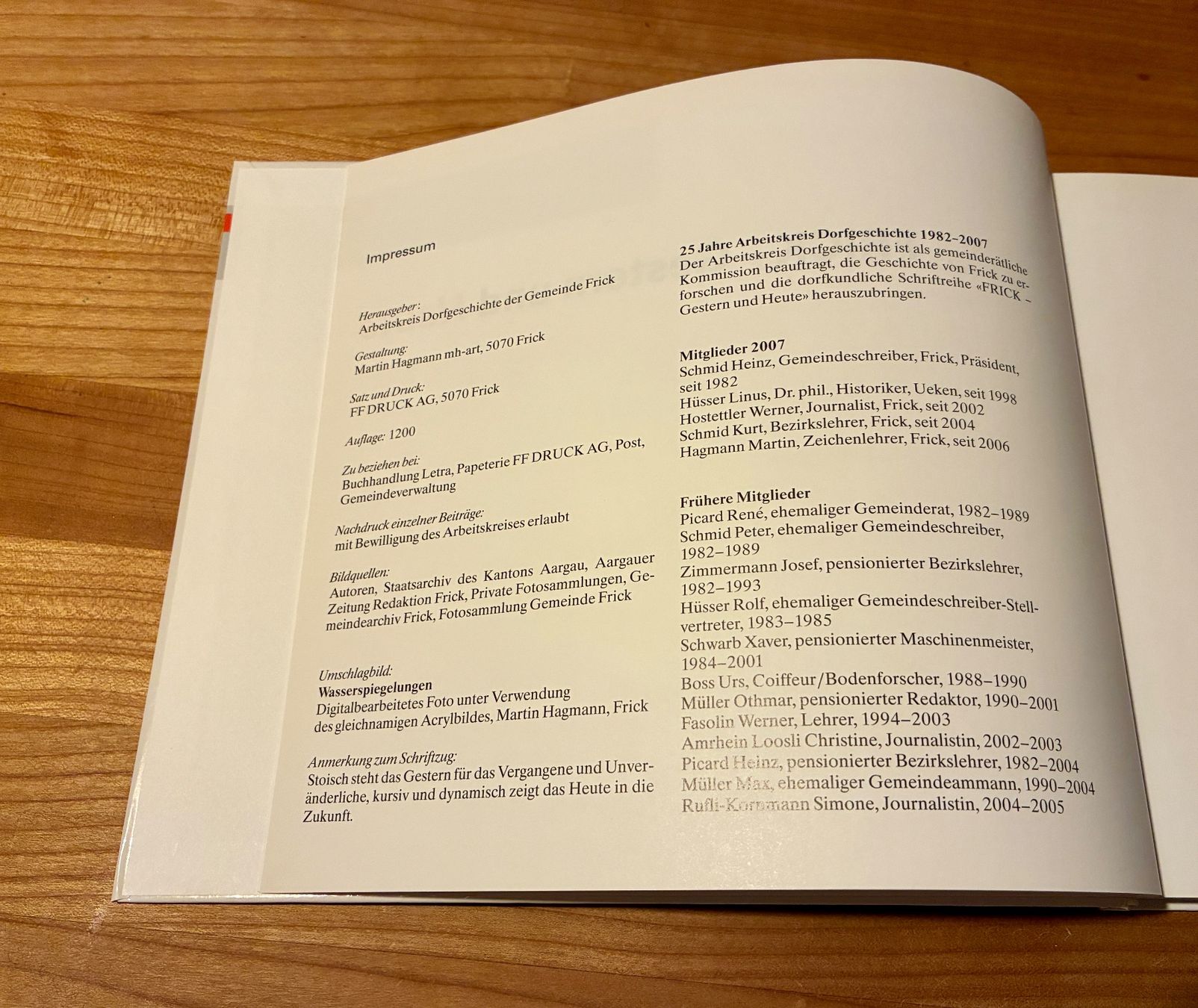 Bücher: FRICK - Gestern und Heute Nr. 10/2007 Buch – Gebraucht aus Zürich von tersus1981 1