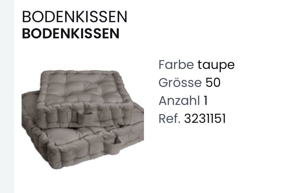 La Redoute Coussins: 3x Sitzkissen – D'occasion à Niederhasli par Damdan76