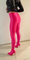 Sexy Tacchi con leggings di elastico lucido - colore Barbi