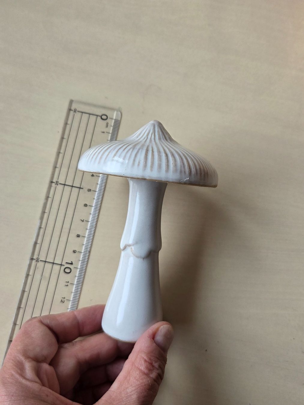 Tutte le decorazioni: Pilz, beige, weiss, Keramik Dekoration – Usato da Liestal venduto da ITOlio