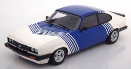 Ford Capri III 3.0 1978 weiss / dunkelblau      1:18